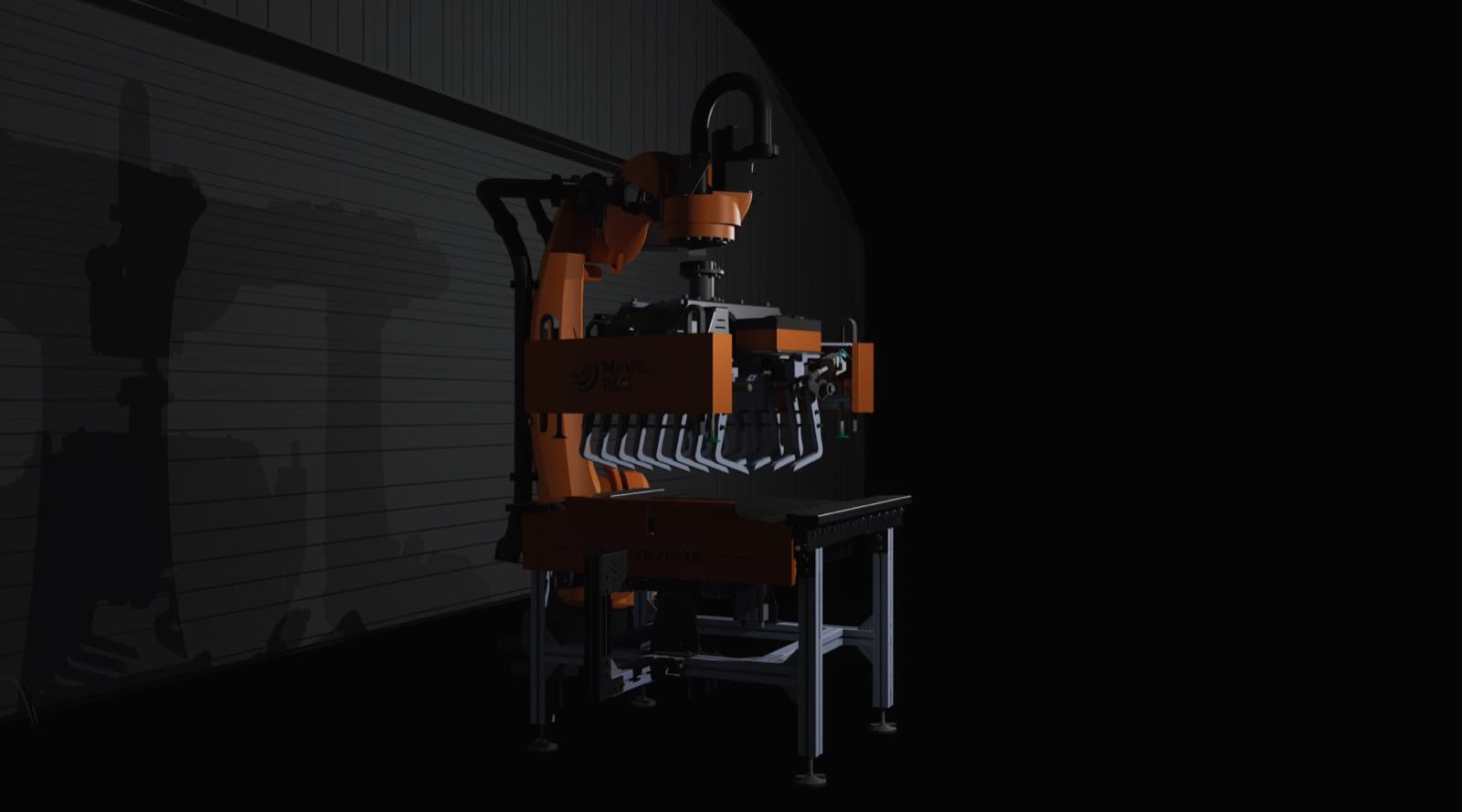 Chwytaki (manipulatory) do robotów — wizualizacja 3