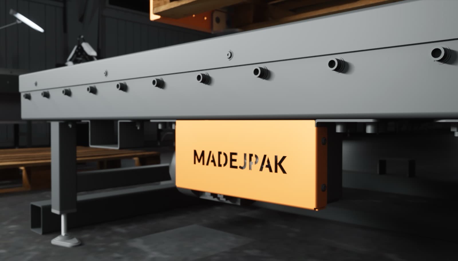 Pallet destackers — automatic pallet magazine — visualisation 4