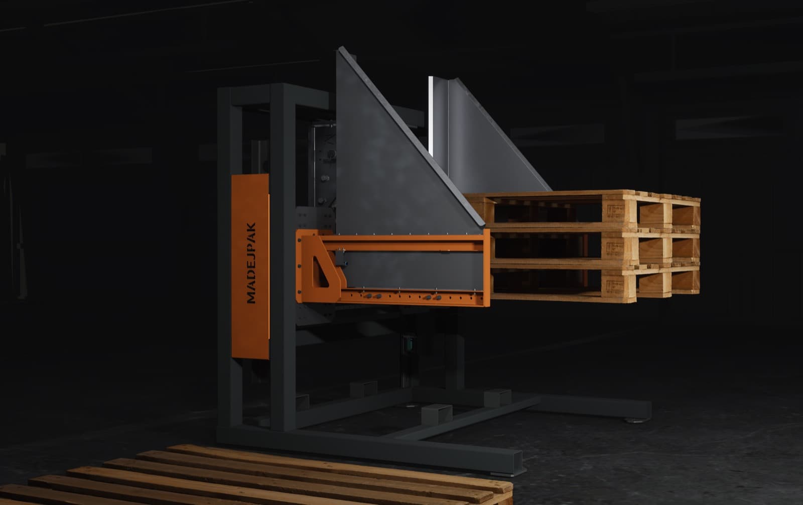 Pallet destackers — automatic pallet magazine — visualisation 7