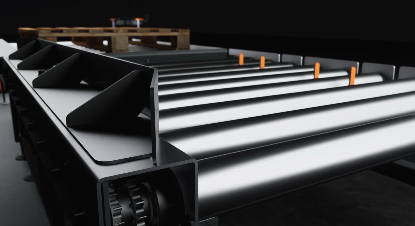 Pallet & roller conveyors — visualisation 2