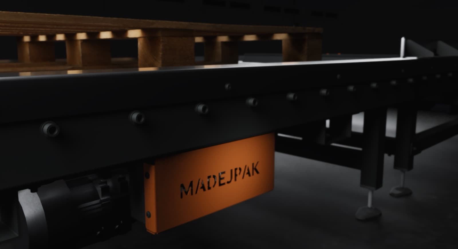 Pallet & roller conveyors — visualisation 4