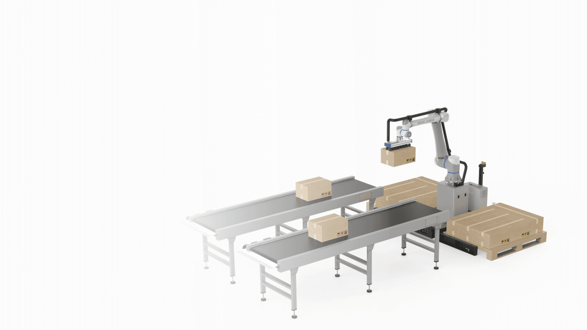 DOBOT CR20A stanowisko paletyzacji